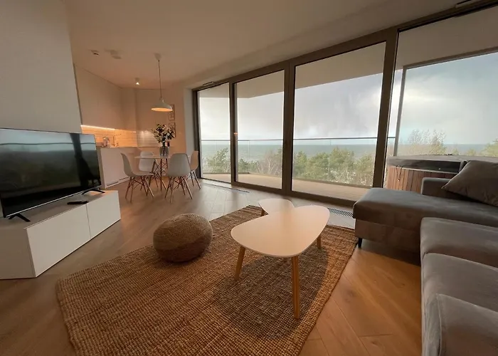 Pinea Z Niesamowitym Widokiem Na Morze Oraz Jacuzzi W Wybranych Apartamentach Pobierowo